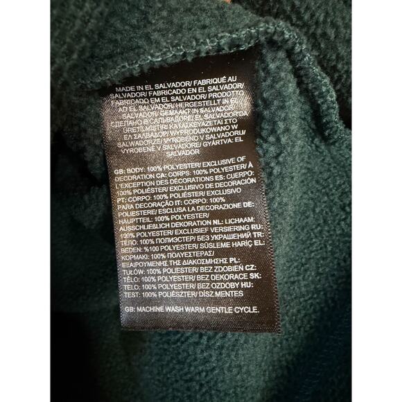 The North Face Men's Pullover Green Half Zip Easy Comfy Size LG - Picture 4 of 7